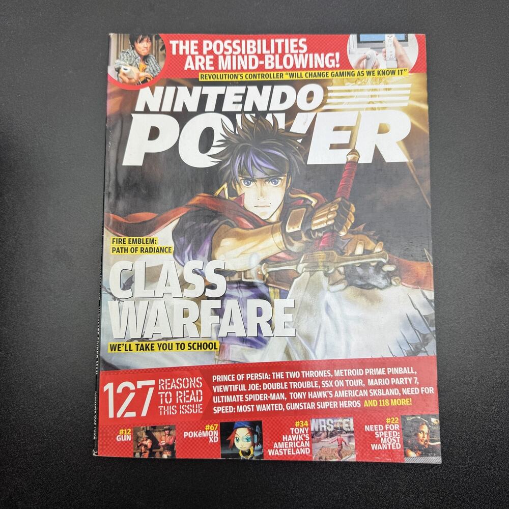 Nintendo Power Magazine #198 December 2005 Fire Emblem Class Warfare w/ Poster